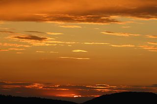 Sonnenuntergang auf Drachenfels